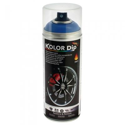 Kolor Dip remklauwverf spuitbus 400 ml blauw Kolor Dip remklauwverf spuitbus 400 ml blauw