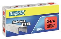 Nieten Rapid 24/6 RVS super strong 1000 stuks