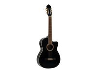 DIMAVERY CN-600E Classical guitar, schwarz