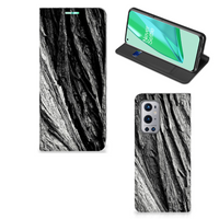 Book Wallet Case OnePlus 9 Pro Boomschors Grijs