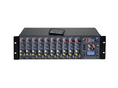 Omnitronic RM-1422FX USB 19 inch mengpaneel Aantal kanalen:12 USB-aansluiting