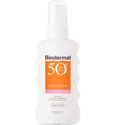 Biodermal Biodermal Zonnespray Spf50+ Gevoelige Huid (175ml) Biodermal Biodermal Zonnespray Spf50+ Gevoelige Huid (175ml)