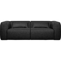 Bank Bean 3,5 zits met kussens donkergrijs gemeleerd