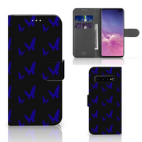 Samsung Galaxy S10 Plus Telefoon Hoesje Vlinder Patroon - thumbnail