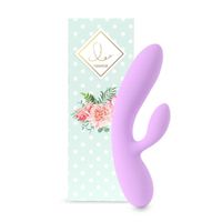 Feelztoys - Lea Vibrator Soft Siliconen + USB-oplaadbaar Paars - thumbnail