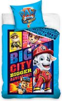 PAW Patrol Dekbedovertrek Big City blauw - 140 x 200 cm - Katoen - thumbnail