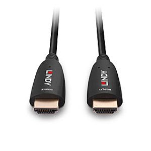 LINDY 38511 HDMI-kabel HDMI Aansluitkabel HDMI-A-stekker 15.00 m Zwart 8K UHD