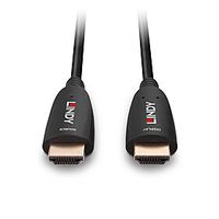 LINDY 38510 HDMI-kabel HDMI Aansluitkabel HDMI-A-stekker 10.00 m Zwart 8K UHD - thumbnail