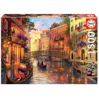Educa - Puzzle 1500 - Sunset in Venice (80-17124)