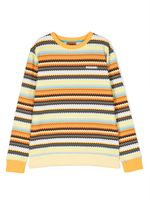 Missoni Kids pull en maille à rayures - Jaune