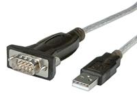 ROLINE Omvormkabel USB-serieel, 1,8 m