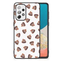 Back Case voor Samsung Galaxy A73 Poep Emojis