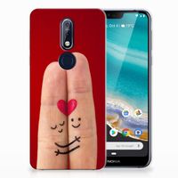 Nokia 7.1 Silicone Back Cover Liefde - Origineel Romantisch Cadeau - thumbnail