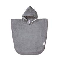Koeka badponcho Dijon organic steel grey