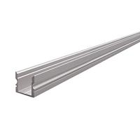Reprofil AU-02-10 hoog U-profiel voor 10-11,3 mm LED-strepen, geanodiseerd, 2000 mm, zilver mat 970121