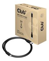 Club 3D CAC-1523 USB 3.1 Type-C naar type-A kabel stekker/stekker zwart