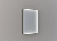 Thebalux M20 spiegel 60x80cm met verlichting en verwarming ijzer verouderd - thumbnail