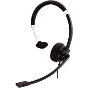 V7 HA401 hoofdtelefoon/headset Hoofdband Zwart, Zilver