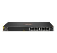 Aruba 6000 24G Class4 PoE 4SFP 370W Managed L3 Gigabit Ethernet (10/100/1000) Power over Ethernet (PoE) 1U - thumbnail