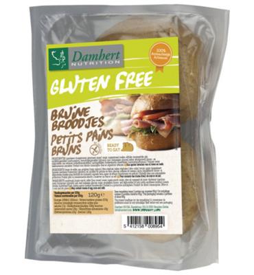 Damhert Damhert Bruine Broodjes Gluten Vrij (120g) Damhert Damhert Bruine Broodjes Gluten Vrij (120g)