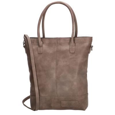 Zebra Trends Kartel Shopper Met Rits grijs  Damestas