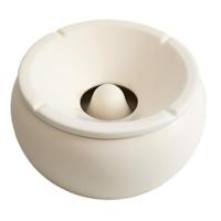 Home deco factory Asbak Marrakech - beige - keramiek - D24 cm - sigaretten - tabak