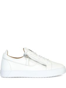 Giuseppe Zanotti baskets Frankie à fermeture zippée - Blanc