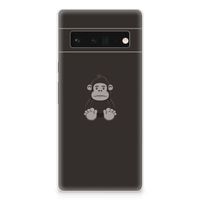 Google Pixel 6 Pro Telefoonhoesje met Naam Gorilla - thumbnail