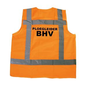 RWS veiligheidsvest ploegleider BHV oranje - RWS veiligheidsvest ploegleider BHV oranje