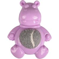 Puppyspeelgoed Loekie Puppy Nijlpaard TPR - 7,5 cm 7,5 x 4,2 x 10,2 cm Flamingo Paars