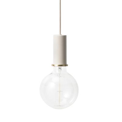 Ferm Living Collect Socket Low Hanglamp Lichtgrijs
