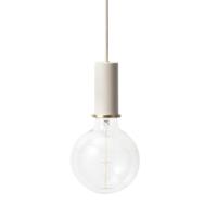 Ferm Living Collect Socket Low Hanglamp Lichtgrijs