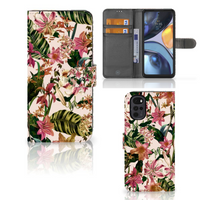 Motorola Moto G22 Hoesje Flowers