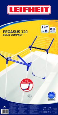 Leifheit Pegasus 120 Solid Compact Staand droogrek Blauw, Wit Leifheit Pegasus 120 Solid Compact Staand droogrek Blauw, Wit