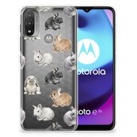 TPU Hoesje voor Motorola Moto E20 | E40 Konijntjes