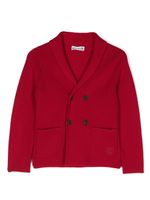 Bonpoint cardigan en laine à boutonnière croisée - Rouge