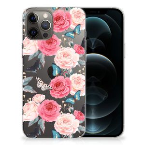 iPhone 12 Pro Max TPU Case Butterfly Roses