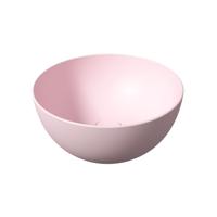 Salenzi Unica Round ronde opbouw wastafel waskom mat roze 40x20cm