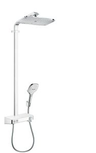 Hansgrohe Raindance Select E 360 Showerpipe Showertablet Wit-chroom