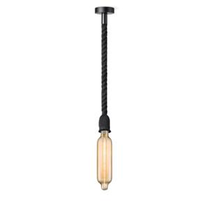 Home sweet home hanglamp Leonardo zwart Tube - amber