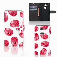 Sony Xperia XA2 Ultra Book Cover Pink Macarons
