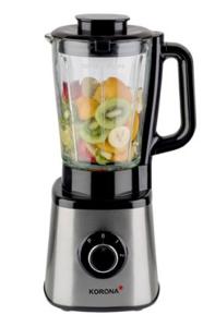 Korona 24040 blender 1,5 l Blender voor op aanrecht 600 W Zwart, Roestvrijstaal