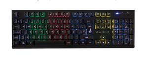 Surefire Gaming KingPin X2 Gaming-toetsenbord Kabelgebonden, USB AZERTY, Frans Zwart Verlicht, Multimediatoetsen