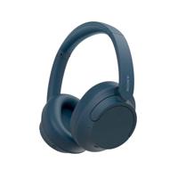 Sony WH-CH720N draadloze bluetooth-hoofdtelefoon met ruisonderdrukking, tot 35 uur batterijduur en snellaadfunctie, blauw