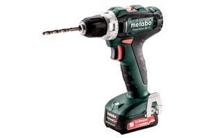 Metabo POWERMAXX BS 12 1400 RPM Zonder sleutel 1 kg Zwart, Groen, Rood, Zilver