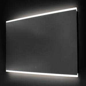 Saniclass Twinlight Spiegel - 120x70cm - verlichting - rechthoek - zilver OUTLETSTORE 3412s