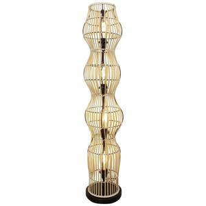 ECO-Light BAMBOO 9510 PT4-H BA Staande lamp E27 Bamboe, Natuur