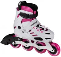 One Urban Kids inlineskates Khaan SQD textiel roze/wit maat 31 34