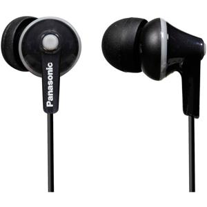 Panasonic RP-HJE125E-K hoofdtelefoon/headset Hoofdtelefoons Bedraad In-ear Muziek Zwart