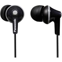 Panasonic RP-HJE125E In Ear oordopjes Kabel Zwart